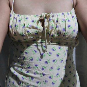 h&m Floral Print Maxi Dress