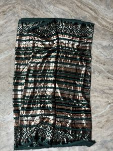 Pure Silk Brasso Dupatta | Designer Embroidered Du