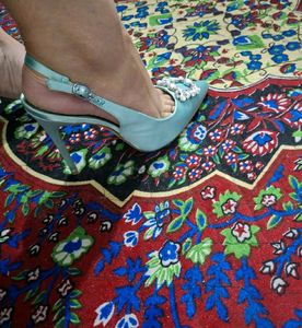 Sparkling Mint Slingback Heels