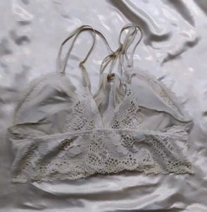 Lace Bralette - White