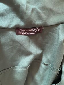 Made in Italy Green  biker Jacket