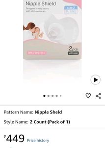 Feeding nipple Breast Shells with Carrying Case
