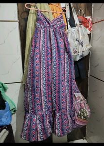 Bohemian Print Maxi Dress