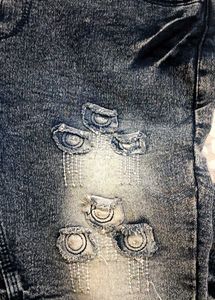 Trendy Ripped Blue dangree