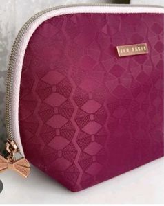 Ted Baker Burgundy Cosmetic Pouch