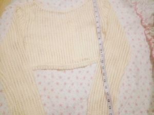 Sheer Cropped Cardigan