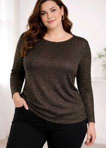 Sparkly Long Sleeve Top
