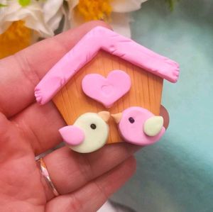 Bird Clay Fridge Magnets