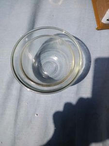 Set of 2 Glass Mixing Bowls