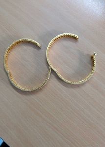 Turquoise &amp; Gold Bangle Set
