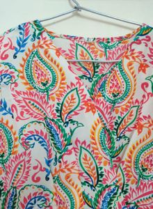 Boho Paisley Wrap Dress
