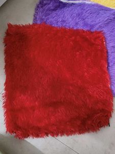 Vibrant Plush Square cushion cover