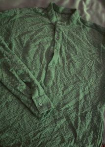 Elegant Green Embellished Kurta