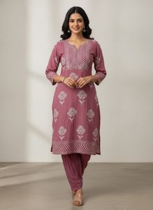 Daily wear pink stylish suit