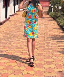 Floral Print Mini Dress