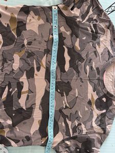 Camouflage Print Crew Neck T-Shirt