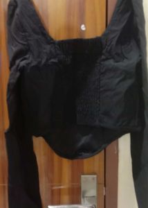 Chic Black Corset Top