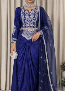 Vibrant purple dhoti kurta pattern
