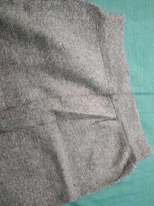 Gray Midi Skirt