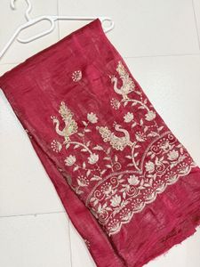 Red Embroidered fabric ❤️