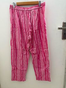 Brand New⭐️Bright Pink Striped Pant