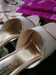Sparkly Slide Heels