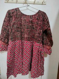 Kutchi work Peplum