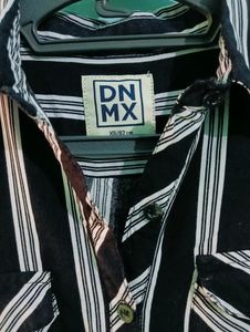 Black &amp; White Striped Dress