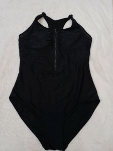 Front Zip Black Bikni 36 Size
