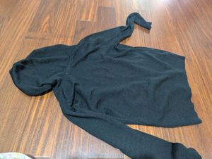 Black Zip-Up Hoodie