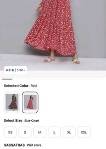 Chic Red Floral Cut-Out Maxi Dress