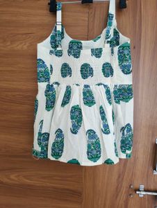 White tops with Blue &amp; Green Paisley Print
