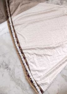 Ethnic Chikankari embroidery silk anarkali kurta