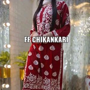 Elegant Embroidered Kurta Set