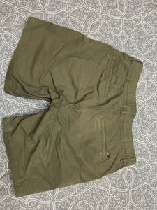 Olive Green Cargo Shorts