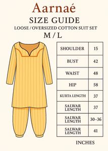Orange Striped Kurta and Palazzo Set- Fixed price