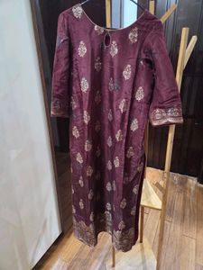 🎉Today only🎉Maroon Kurta Set