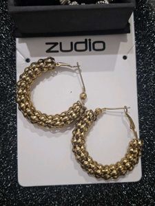 Chunky Hoop Earrings Set
