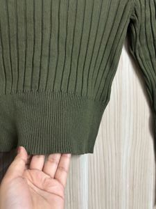 ZARA Ribbed Knit Top