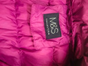 Magenta Padded Jacket - M&amp;S