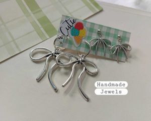 Bow Hoop & Stud Set Of 2 Earrings