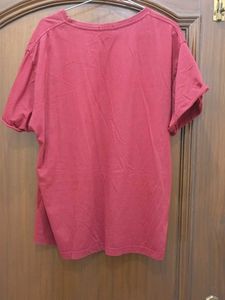 Solid Red Short Sleeve T-Shirt