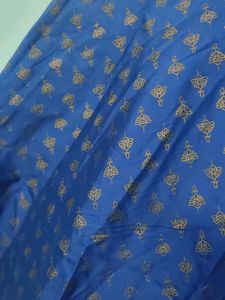 Elegant Blue Ethnic Skirt With Packet
