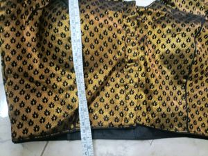 Readymade Black With Golden Blouse