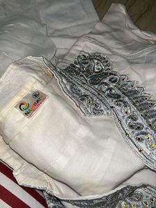 Elegant White Kurta Set