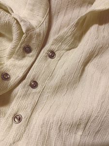 Butter Yellow Placket Blouse 🧈