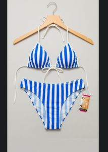 Striped Bikini Set