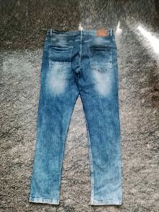 zara Men's Blue Wash Jeans