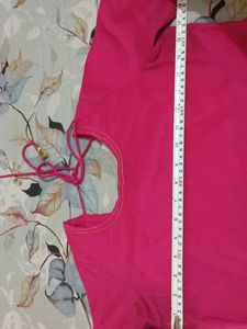 Melange Vibrant Pink Short Kurta