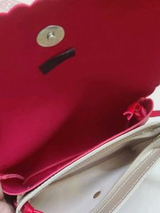 Cute Red &amp; Tan Mini Sling Bag